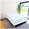 LUXURY LITERIE Ensemble Matelas 140x190 cm, Thermotec, 24 cm, mémoire de forme, ferme, face été/hiver + sommier blanc ep 13cm