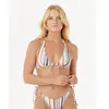 Rip Curl Oceanic Stripe Triangle Bikini Top 2XS