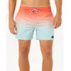 Rip Curl Offset Fade Volley Boardshort rouge XXL