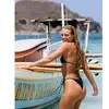 Rip Curl Bas de Maillot de bain brésilien à noeuds Dalias Denim 2XS