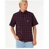Rip Curl Chemise Raw Energy à Manches courtes Plaid L