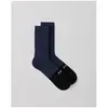 Chaussettes maap division merino bleu noir