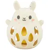 Tiger Tribe Hochet lapin blanc en silicone