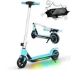 EROLLERRUN Trottinette Electrique Enfant - Pliable - Roues 6,5" - Mote...