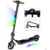 ELSCOOT Trottinette électrique Enfants F602 - Pliable - Vitesse 12km/h...