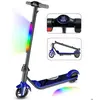 ELSCOOT Trottinette électrique Enfants F602 - Pliable - Vitesse 12km/h...