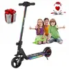 Trottinette électrique Enfants 6-12 Ans - ELSCOOT - Néons colorés - 1...