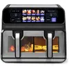 SINAOPUS Friteuse sans Huile SIN-802X   Airfryer Double Cuve 9L avec G...