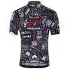 Cycology Maillot à Manches Courtes Bike Graffiti