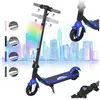 21.6V Trottinette Électrique pour Enfants 2 Vitesses Pliable, Frein É...