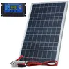Andiamo Chargeur De Panneau Solaire 10w 12v Avec Contrôleur 10a, Adapt...