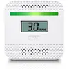 Détecteurs de monoxyde de carbone, détecteur d'alarme de CO portable avec écran LCD numérique , alarme de alimentée par batterie