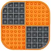Innovative Pet Products Tapis à lécher - LICKIMAT - Slomo - Orange - Pour chiens de taille moyenne - Favorise une alimentation saine