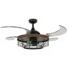 Beacon Lighting Beacon ventilateur de plafond lumière Fanaway Montclair, noyer, silencieux