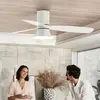 Beacon - Ventilateur de plafond Flusso dc Blanc 132 cm avec led
