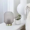 Beacon Lighting Beacon Lampe à poser Clancy, abat-jour en verre blanc,...