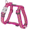 Red Dingo - Harnais Chien Fantaisie Rose Motifs Étoiles Taille : T3
