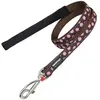 RedDingo Laisse Confort Marron Pois Rose 1,2x 20mm