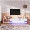 Meubles TV, buffets bas - REDOM - Cloisons vitrées et éclairage LED va...