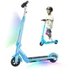 EROLLERRUN Trotinette électrique Enfant 8 à 15 Ans, Bleu Trottinette E...