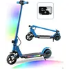 EROLLERRUN Trottinette électrique 130 W Pliable Pour Enfant 14 Km/h Av...