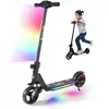 EROLLERRUN Trottinette électrique 130 W Pliable Pour Enfant 14 Km/h Av...