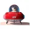Humidificateur d'air UFO Mini Veilleuse FONGWAN Rechargeable pour Bébé - Rouge 400ml