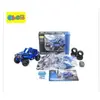 Bloc de construction jouets Biaozhi voiture tout-terrain bleu 58404