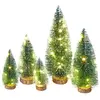 Lot de 5 Petits Sapins de Noël Avec Lumières Mini Décorations de Table...