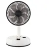 HANDEIU Ventilateur sur pied portable oscillant sur pied - Batterie re...