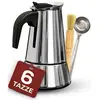 Cafetière italienne - MONMECD - 6 Tasses - Induction - Acier Inoxydabl...