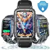 XTRADITECH Montre Connectée Militaire Sport Rectangle Appel Bluetooth ...