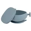 B.Box Silicone Bowl bol en silicone à couvercle Blue 300 ml