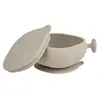 Bol + couvercle en silicone - lait
