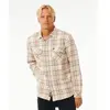 Rip Curl - Griffin Flannel Shirt - Chemise taille S, beige