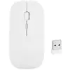 Souris sans fil 2.4Ghz Optique récepteur USB PC blanc