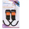 Pack de 2 crochets de poussette Ezy-Fit Strollerbuddy® noir