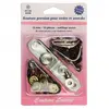 Boutons pression 15mm pour vestes et anoraks avec outillage - nickel, ...