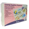 Merkloos / Sans marque Grande boîte rangement plastique couture 35 x 23 x 7 cm(...) - Transparent