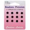 Non communiqué Boutons pression n°6 noirs X12 - Distrifil(...) -