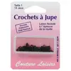 Non communiqué Agrafes noires n°1 avec brides X 14 - Distrifil(...) - 1 Noir