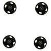 Non communiqué Lot de 4 Boutons pressions de 15mm noirs - Distrifil(...) - 15 Noir