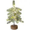 Rosikey 45CM Led Bonsai Sapin de Noël Lumineux, Mini Arbre de Noël Art...