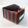 Trieur Extensible 24 Compartiments, Classeur de Documents A4 Grande Ca...