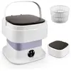 TOMASORTEL Mini machine à laver de camping 10l Pliable - Petite Avec e...