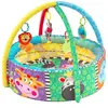 Playgro 0184007 Piscine à balles et tapis de jeu 4 en 1, multicolore