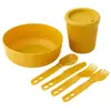 Sea To Summit Passage Dinnerware Set - Couverts Yellow Pack de 6