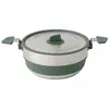Sea To Summit Detour Stainless Steel Collapsible Pot - Casserole Green 3 L