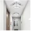 Axhup - Lot de 2 Plafonnier en Cristal, Lampe de Plafond en Acier Inox...