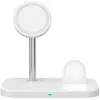 Tech-Protect Qi15W-A22 3V1 Magsafe Magnetic Wireless Charger Blanc